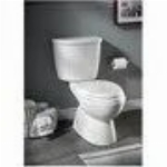 Toilette allongée isolée Flowise à double chasse