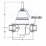 Régulateur de pression de 1/2 po