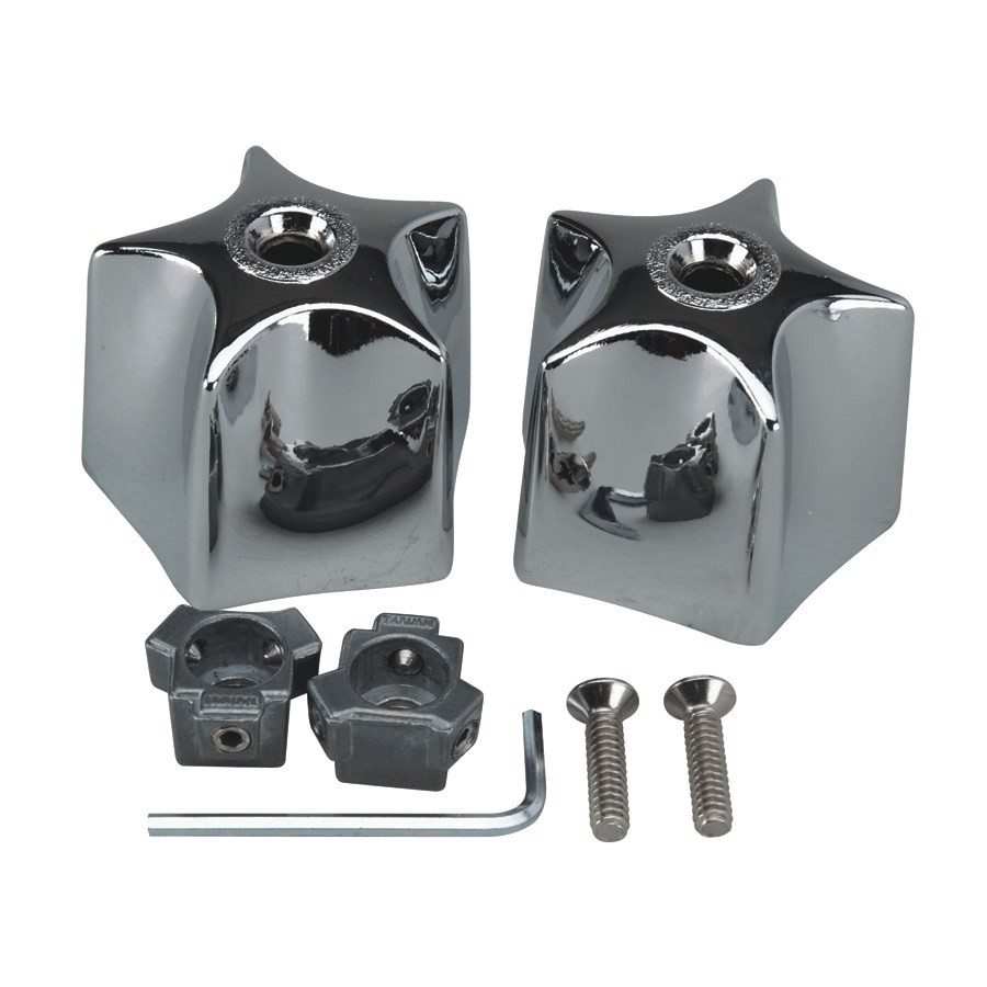 Lot De 2 Poignées De Robinet Croisées – Uxcell, Alliage, Argent, Remplacement Robinet, Neuves