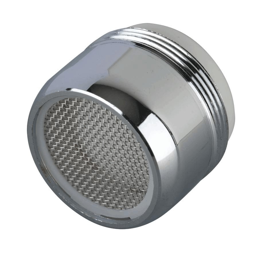 Aérateur De Robinet Laiton Chromé 20 Mm - Débit 9 L/min - Anti-Éclaboussures Et Silencieux - Avec Rondelle