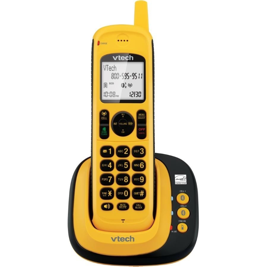 Téléphone sans fil étanche Dect 6.0 avec afficheur