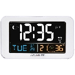 Radio-réveil Intelli-Time donnant la température et l'humidité à l'intérieur