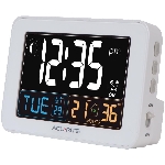 Radio-réveil Intelli-Time donnant la température et l'humidité à l'intérieur