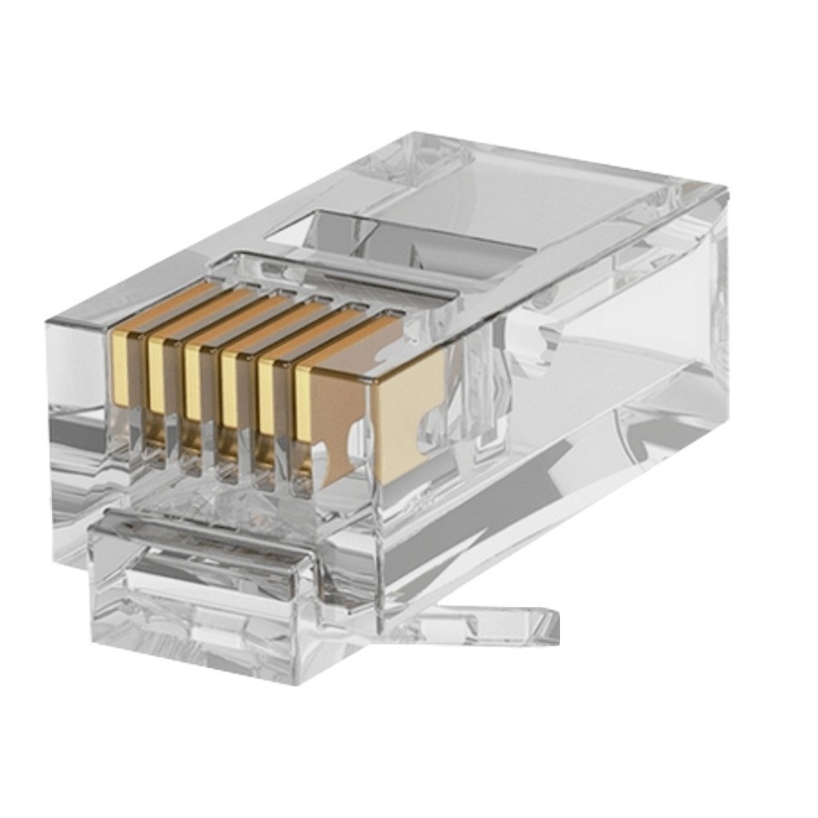 Paquet de 50 connecteurs multibrins standard Cat5e/RJ45
