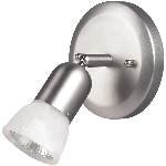 Applique murale à 1 lampe de la collection James, étain brossé