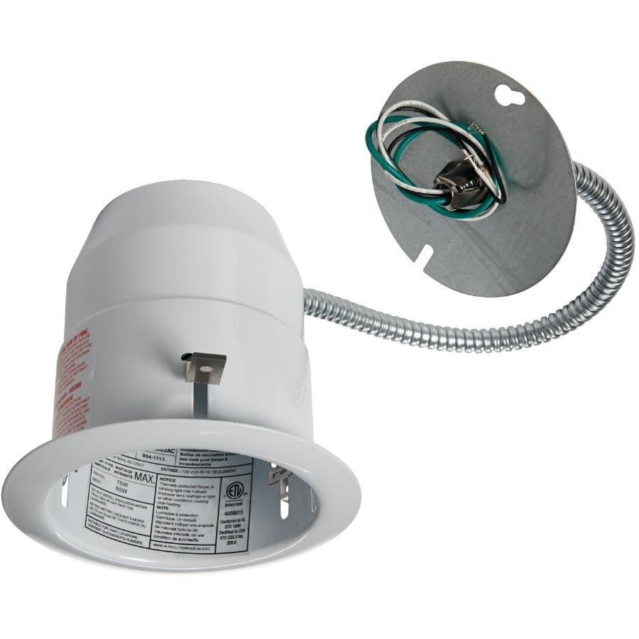 Luminaire à encastrer de 4,5 po et 75 W, aluminium blanc