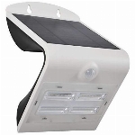 Luminaire mural solaire blanc à DEL de 400 lumens, avec détecteur
