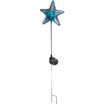 Piquet solaire de jardin en métal en forme d'étoile de mer