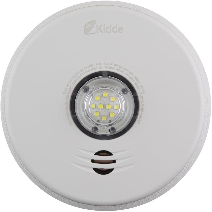 Détecteur de fumée et de monoxyde de carbone avec avertissement vocal et avec lampe