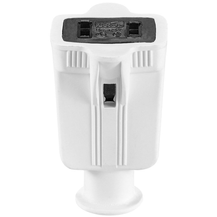Connecteur Prise Femelle NEMA 5-15R - Caoutchouc Noir, 15A 125V, 3 Fils - Neuf