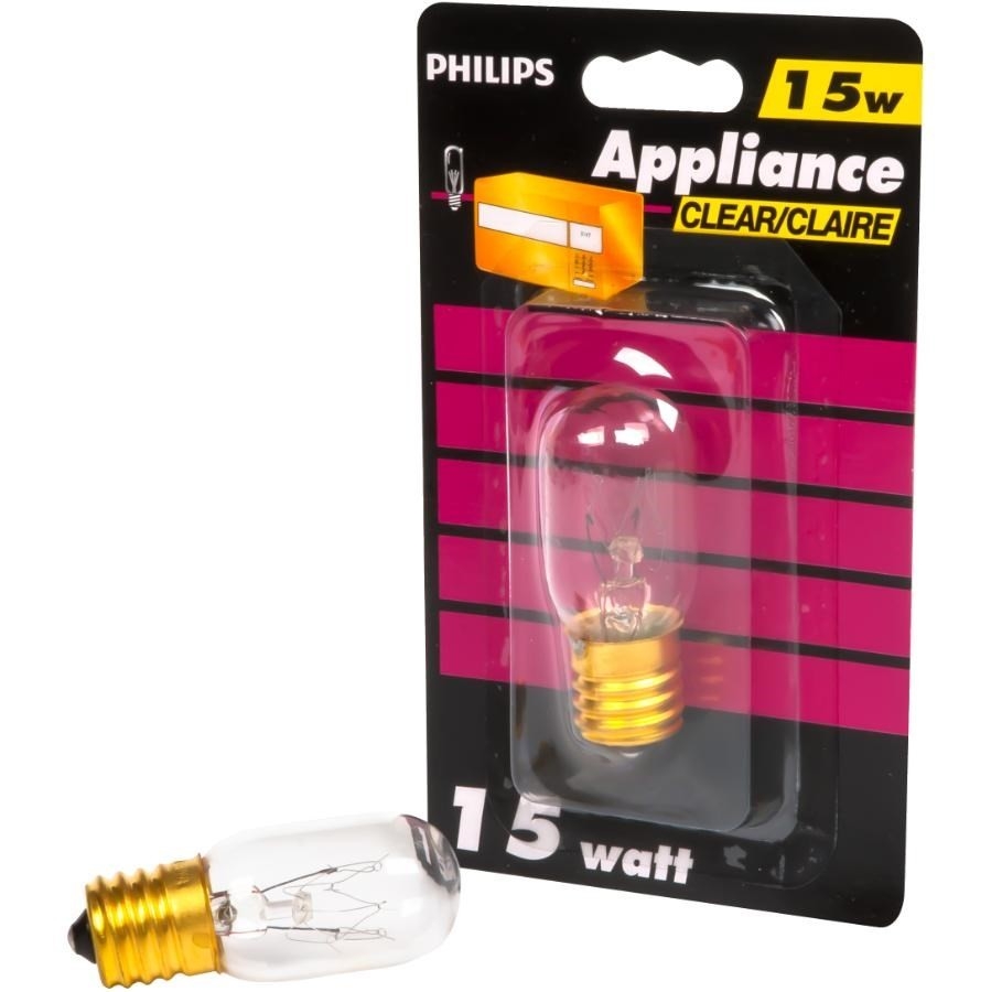 Ampoule T7 de 15 W à culot moyen pour appareil électroménager, clair