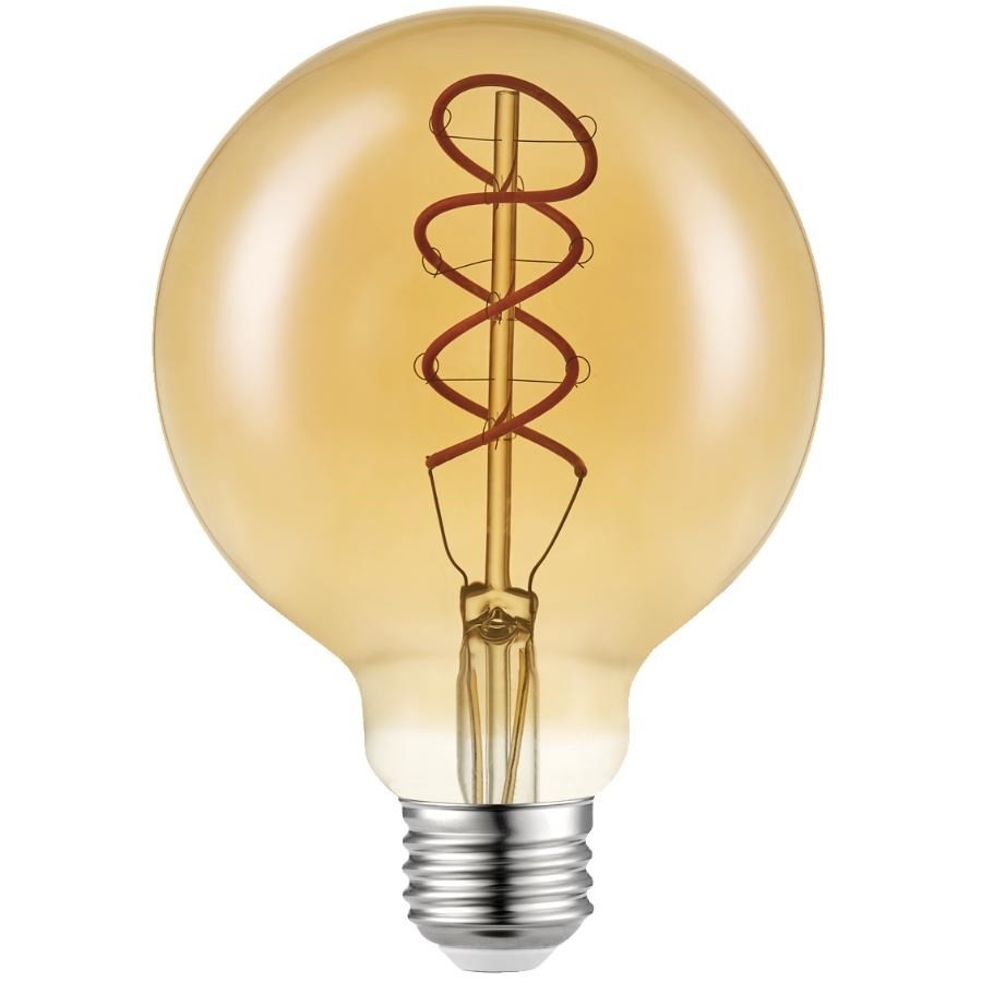 Ampoule à DEL G30 de 6,5 W à culot moyen, blanc doux ambre