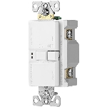 Prise de courant DDFT blanche de 20 A à circuit de dérivation DDAA et plaque