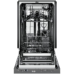 Lave-vaisselle encastré en acier inoxydable, 18 po