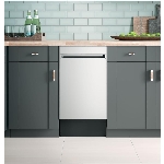 Lave-vaisselle encastré en acier inoxydable, 18 po