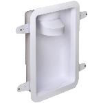 Boîte pour conduit de sécheuse encastré, blanc, 3-1/2 po x 12 po x 19 po