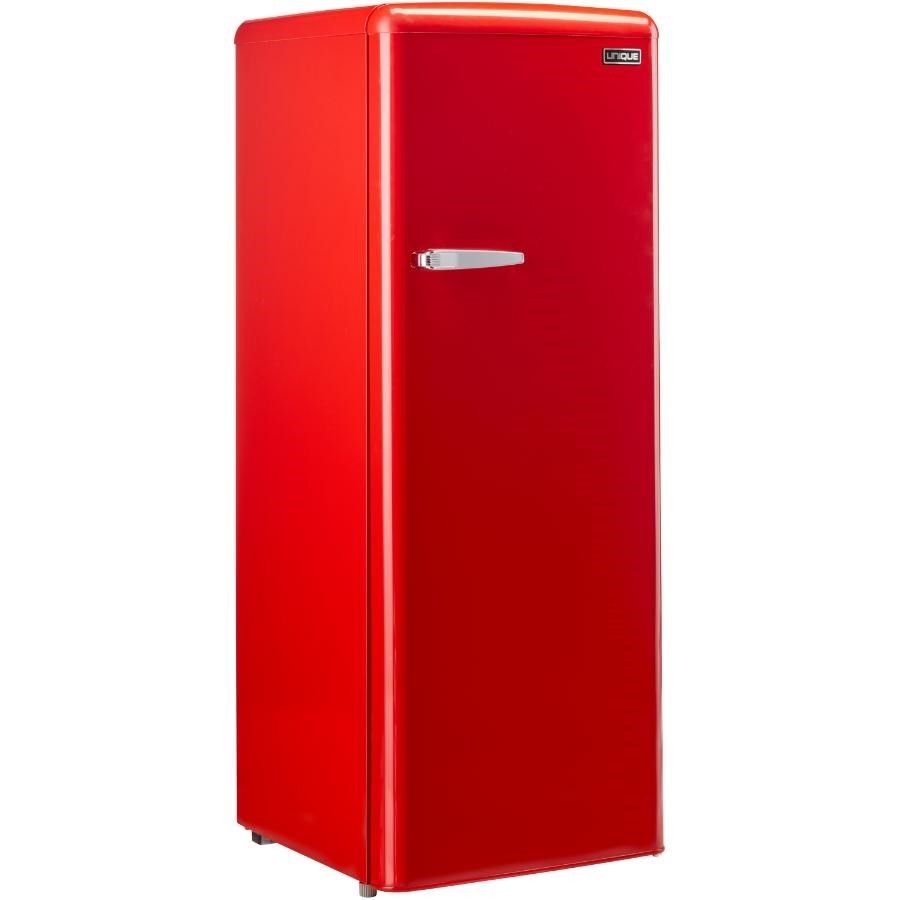 Congélateur vertical rouge de 6,1 pieds cubes fonctionnant à l'énergie — free download