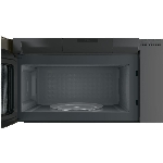 Four à micro-ondes de 1050 watts et de 2,1 pieds cubes avec hotte intégrée, acier inoxydable noir