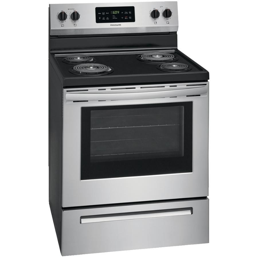 Cuisinière électrique à serpentins avec four de 30 po, acier inoxydable