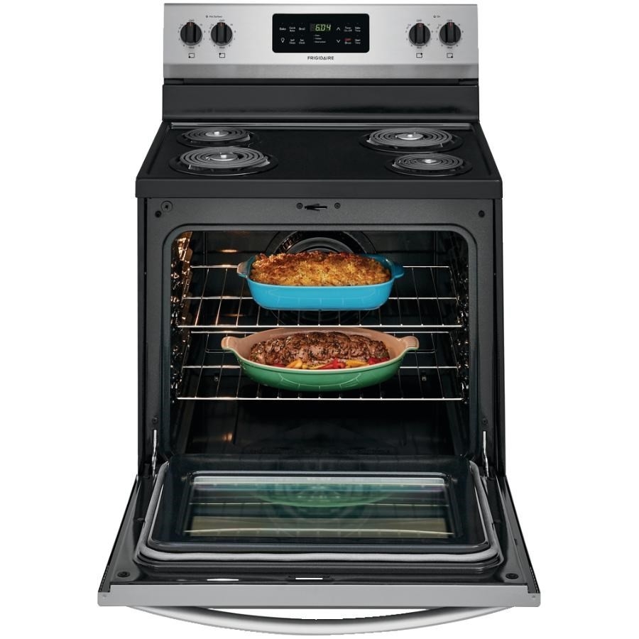 Cuisinière électrique à serpentins avec four de 30 po, acier inoxydable
