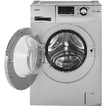 Laveuse-sécheuse combinée à chargement frontal de 24 po et 2 pieds cubes, acier inoxydable