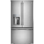 Réfrigérateur à 2 portes latérales de 27,7 pieds cubes avec congélateur au bas et distributeur Keurig, acier inoxydable