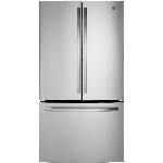 Réfrigérateur à 2 portes de 26,7 pieds cubes avec congélateur au bas, acier inoxydable