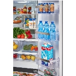 Réfrigérateur à 3 portes de 23,8 pieds cubes avec congélateur au bas, blanc