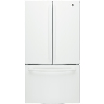 Réfrigérateur à 2 portes de 26,7 pieds cubes avec congélateur au bas, blanc