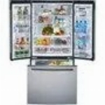 Réfrigérateur à 2 portes de 24,8 pieds cubes avec congélateur a