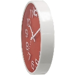 Horloge murale de 10 po aux chiffres surélevés, couleurs variées