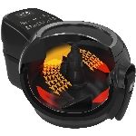Friteuse ronde Actifry Genius sans huile de 1350 watts avec capacité de 2,65 lb, noir