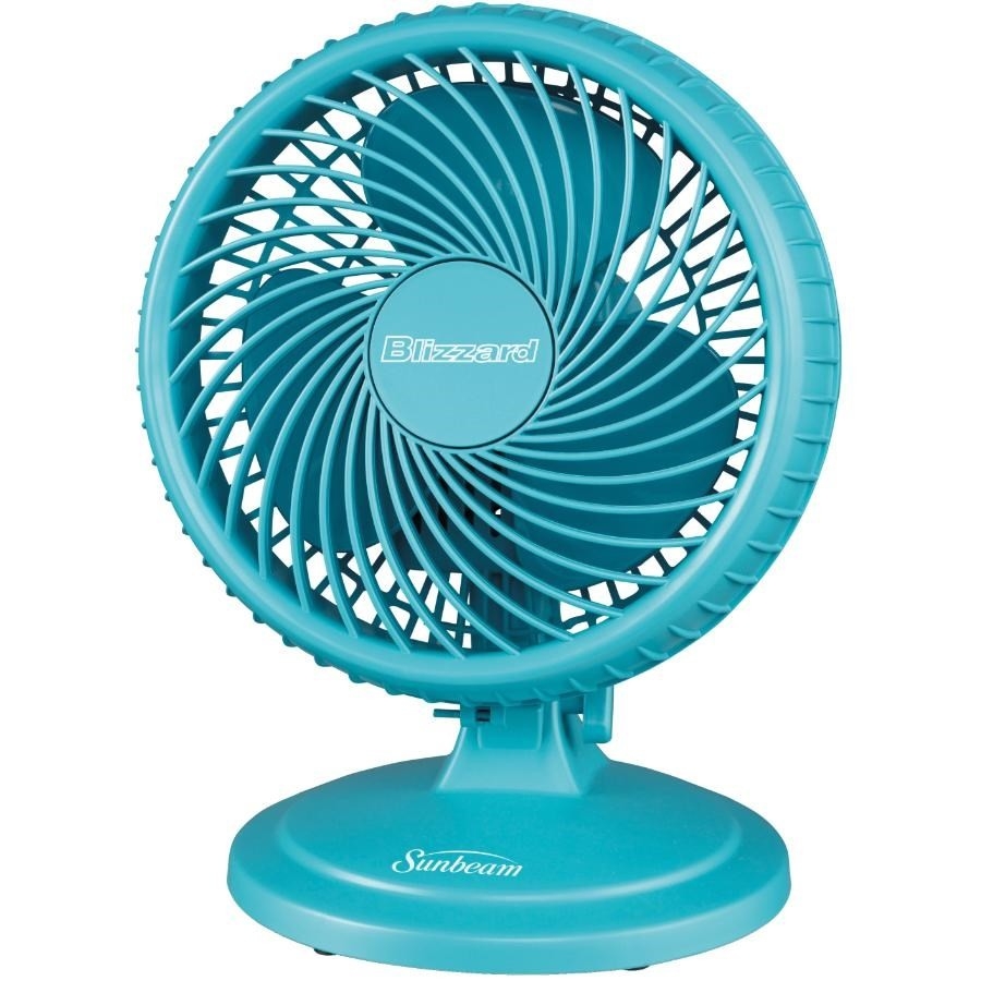 Ventilateur Blizzard à 2 vitesses de 8 po pour table, couleurs variées