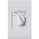 Ventilateur de plafond industriel noir de 56 po à 3 pales avec commande murale à 4 vitesses