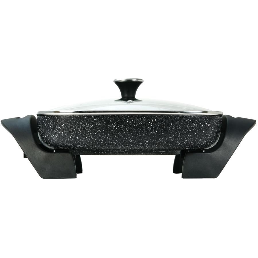 Set De 2 Casseroles Antiadhésives VEVOR - 1,4 L Et 2,4 L, Revêtement Marbre, Couvercle Verre, Poignée Amovible, Compatible Induction, Gaz, électrique