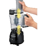 Robot culinaire de 4 tasses Stack and Snap de 250 W, noir