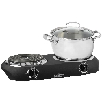 Plaque chauffante portative double de 1 500 watts