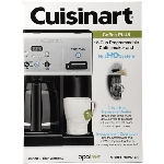 Cafetière de 12 tasses avec filtre permanent, distributeur automatique d'eau chaude et minuterie, acier inoxydable et noir