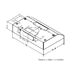 Hotte de cuisinière en acier inoxydable, 30 po et 25 pieds cubes/minute