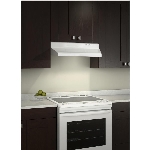 Hotte de cuisinière blanche de 30 po et 160 pieds cubes/minute