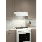 Hotte de cuisinière blanche de 30 po et 190 pieds cubes/minute