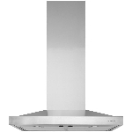 Hotte murale de style cheminée pyramidale en acier inoxydable, 30 po