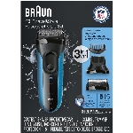 Rasoir rechargeable humide/sec 3-en-1 pour hommes