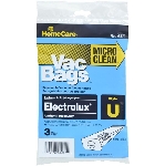 Paquet de 3 sacs de style U pour aspirateur vertical Electrolux Micro