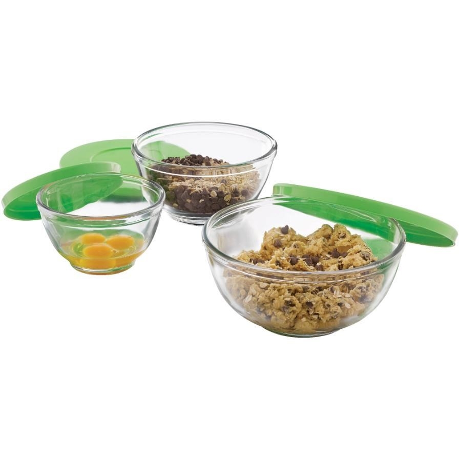 Bol à Mélanger Pyrex Classic Transparent 0,5 L / 1 L / 2 L (3-pièces
