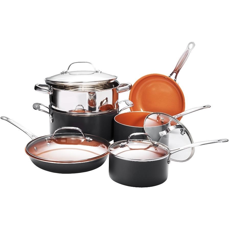 Coffret Ustensiles De Cuisine MasterChef - 6 Pièces Anti-Rayures Avec Pot Rouge - Officiel