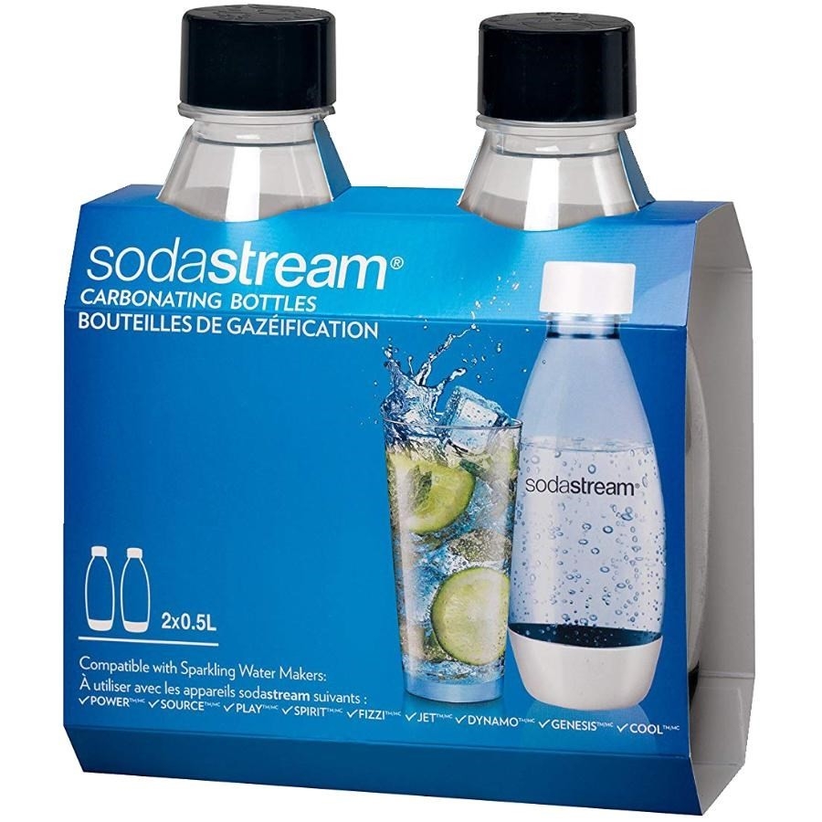 Paquet de 2 bouteilles réutilisables Sodastream de 500 ml