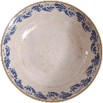 Bol de service de 12 po en mélamine, bleu