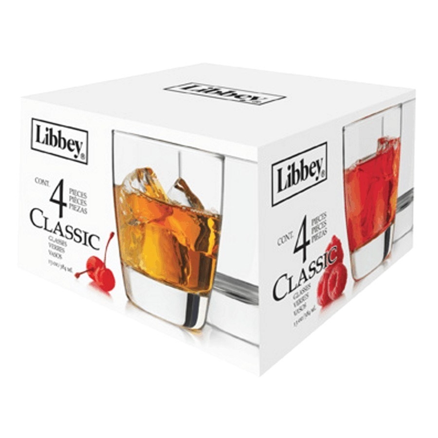 Verres à Whisky 45cl Secret De Gourmet - Lot De 4, Transparent, Design Intemporel