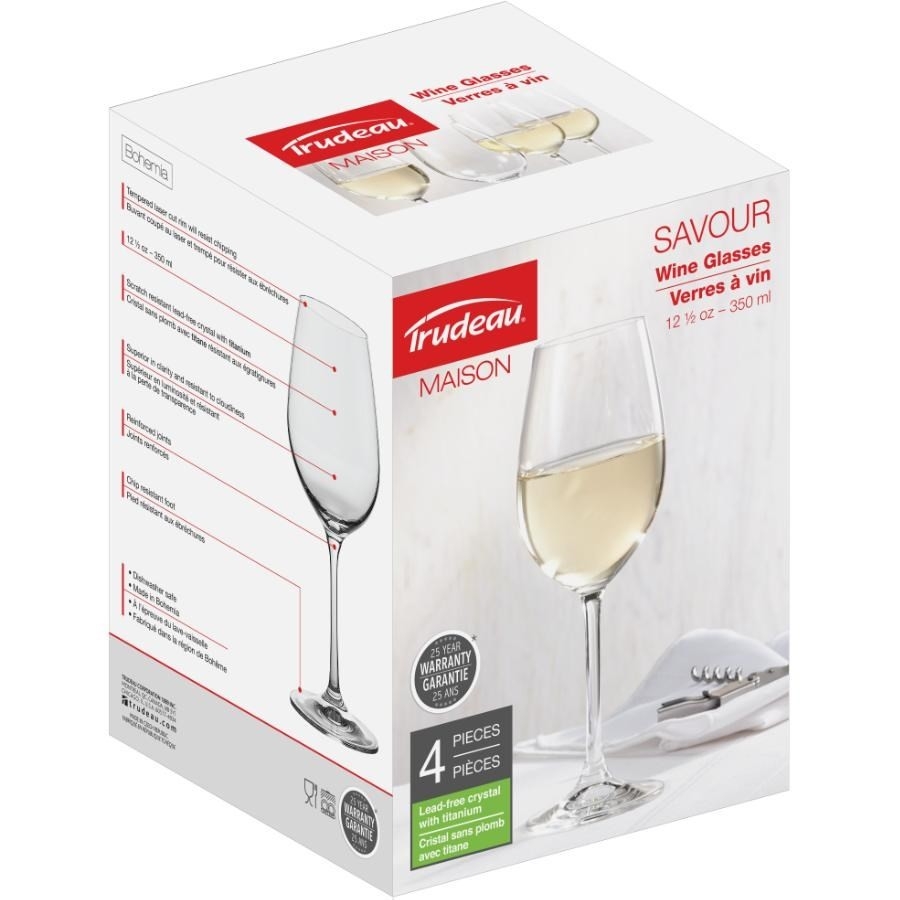 Villeroy & Boch Entrée - Lot De 4 Verres à Vin Blanc 300 Ml En Cristallin Transparent - Élégants Et Résistants Au Lave-Vaisselle